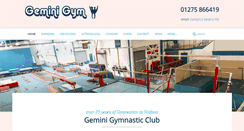 Desktop Screenshot of geminigymclub.com